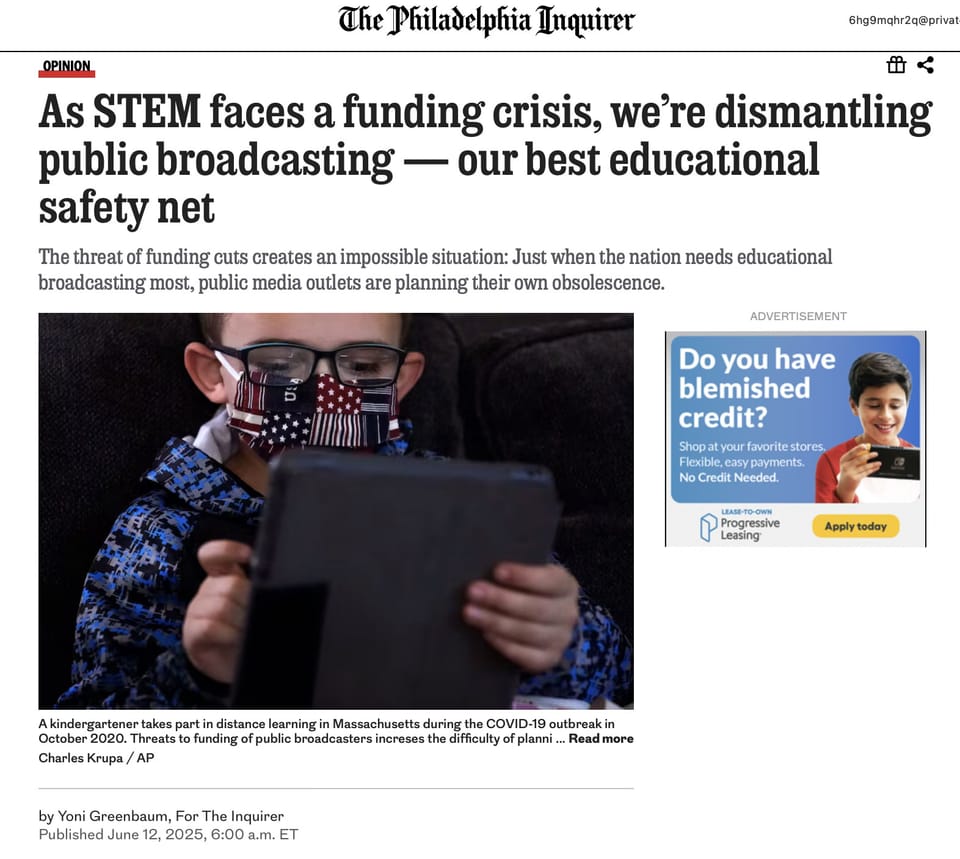 My Op-Ed in The Philadelphia Inquirer: The Perfect Storm Facing American Education