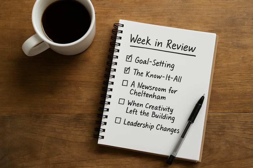 This Week in Backstory & Strategy (and a Big Milestone Ahead)